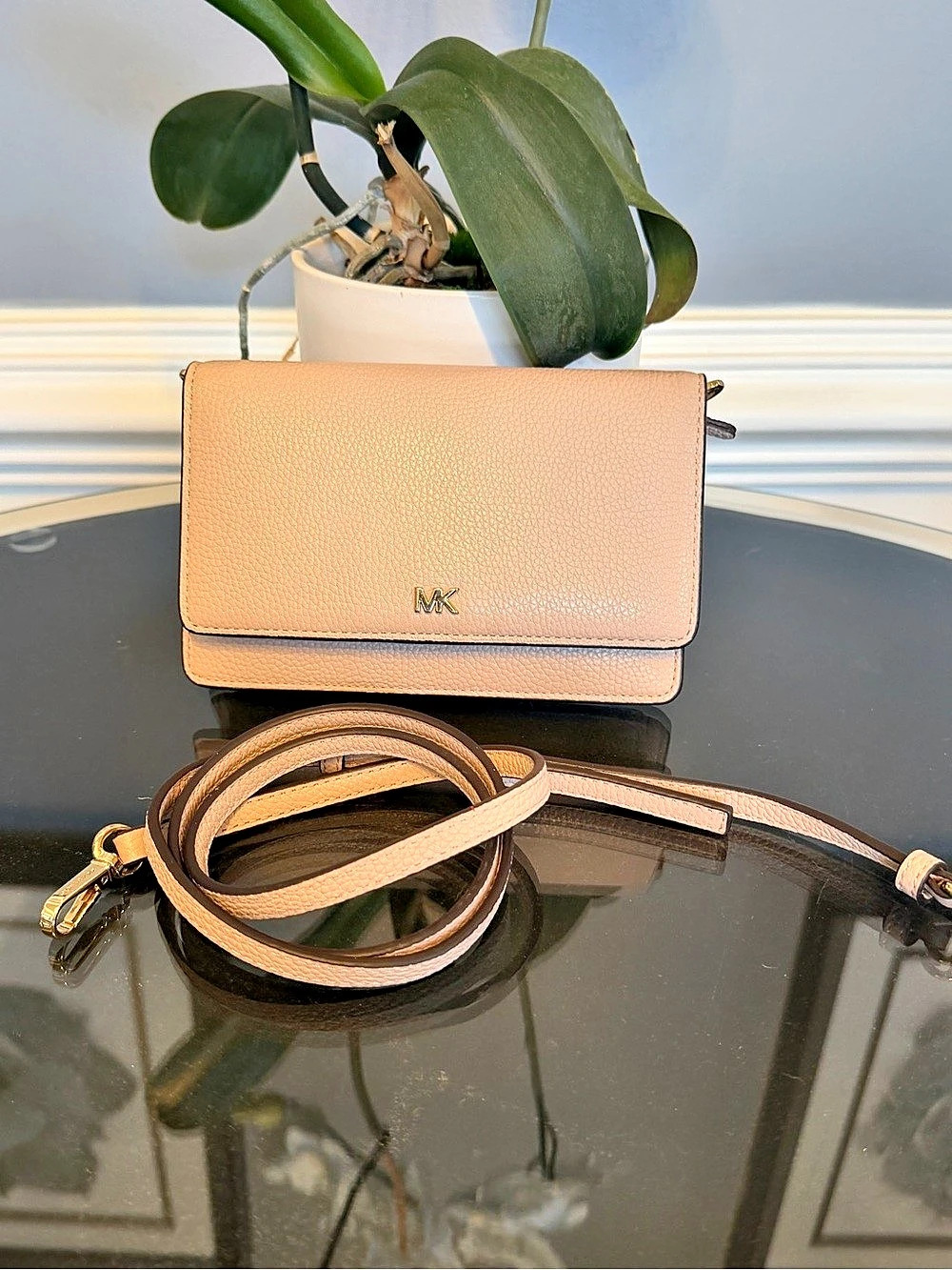 Michael Kors Jet Set Travel Carryall Crossbody Pink